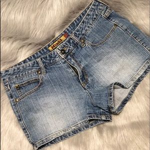 Juniors Blue Jean Shorts